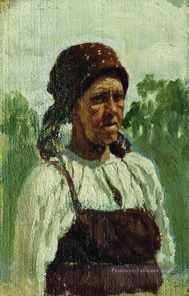 vieille femme Ilya Repin Peintures à l'huile